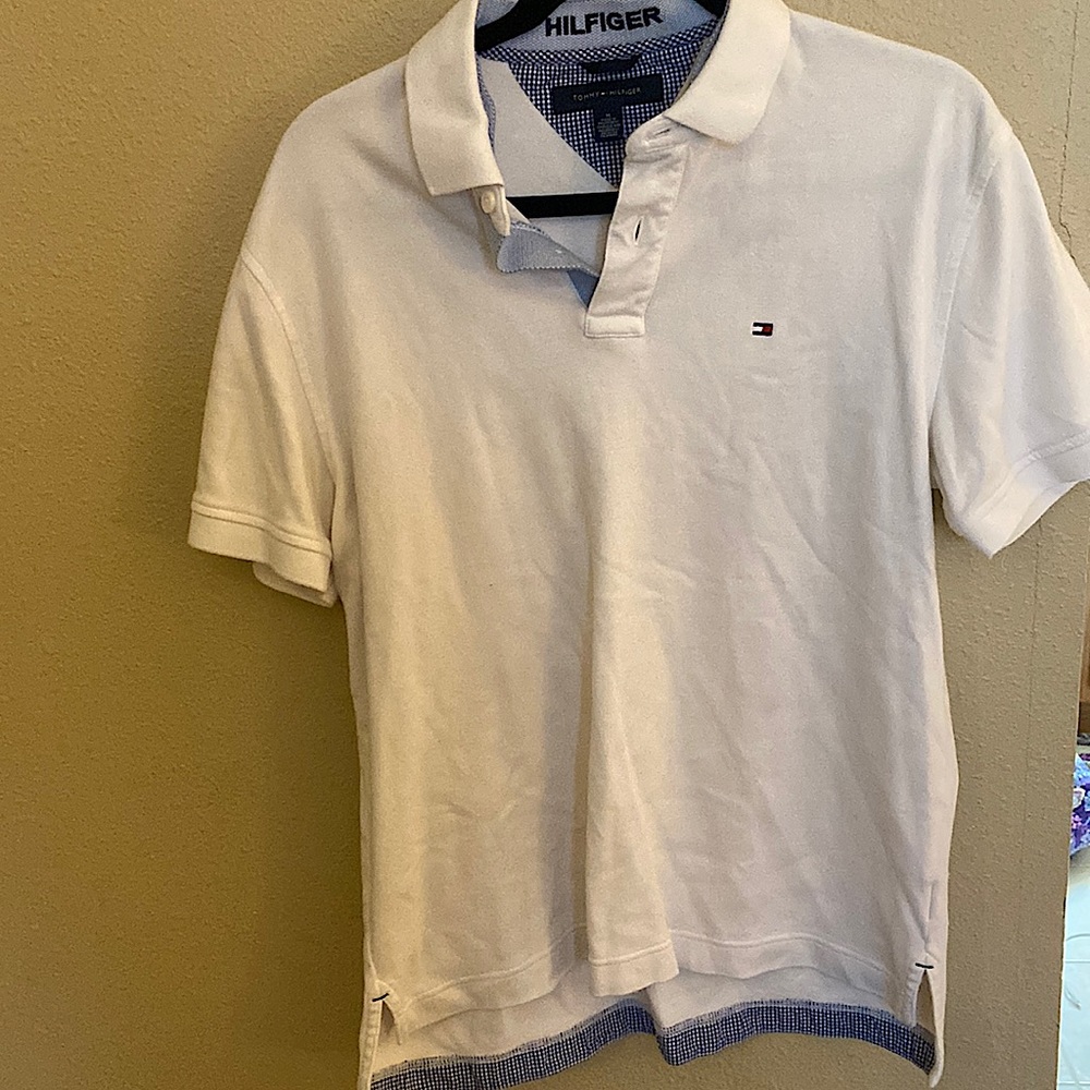 Tommy Hilfiger white polo